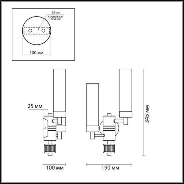 e1d088d3b0ae71f6d8dca4516edd5985 5274/2W CLASSI LN26 101 золотой Бра E14 2*40W 220V KAMILLA