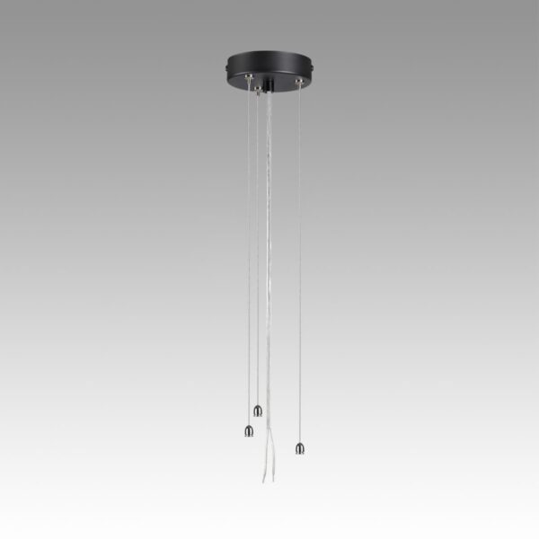 7753/L SN 535 Подвесное крепление для светильника QUANTUM LED металл/черный 1,5м QUANTUM