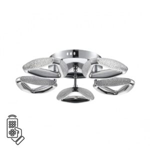 e21f60dae29a9c78261317cbf20c842f 8239/5CL LEDIO LN25 000 хром, металл/пластик Люстра потолочная с ПДУ LED 65W 3000-6000K 220V RUANA