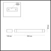 e231f14a550fe9d76661b70ae48e59c3 3888/24WB HIGHTECH ODL22 495 черный/металл Настенный поворотный светильник IP44 LED 24W 2430Лм 4000K ARNO