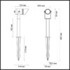 e2aea876014517b5b1a07f8670abc11a 6648/6GL3 NATURE ODL25 687 черный/металл Уличный светильник IP65 LED CREE 6W 3000K 30° AC85-265V STIMA
