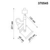 e2b85db115eb4240a5ae06ba0e03e72f 370545 PORT NT19 251 коричневый Светильник трековый однофазный трехжильный IP20 GU10 50W 230V VETERUM