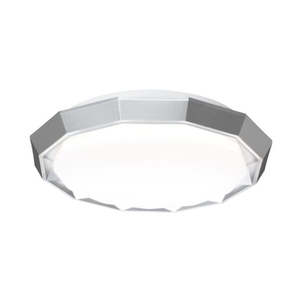 e49d31bc26681be83d55967e755a2a88 7671/DL COLOR SN 000 Светильник пластик/белый/хром LED 48Вт 3000-6000К D435 IP43 пульт ДУ VAXIN
