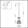 e4a0446cfe9fb586b7170929cfa681bf 3704/1 COMFI LN26 110 античная бронза Подвес E14 40W 220V JACKIE
