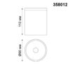 e60eae593aff96ec9bd8fa3f00e1e2dc 358012 STREET NT19 700 белый Ландшафтный светильник IP65 LED 3000К 6W 220V TUMBLER