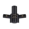 e644a2ecd47e9a935fb5dcdc86f4ed21 135249 SHINO NT24 116 черный Соединитель с токопроводом гибкий угловой "L" IP20 48V FLUM