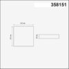 e66524e60252fcbd05a0af832b0e660d 358151 SPOT NT19 501 белый Встраиваемый светильник IP20 LED 3000K 24W 85 - 265V MON