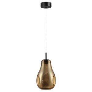e6b0f6415a6242c216c191630eb2d0b2 5098/4LA PENDANT ODL25 365 черный/золотой/металл/стекло Подвес LED 4W 4000K 388Лм NAVE