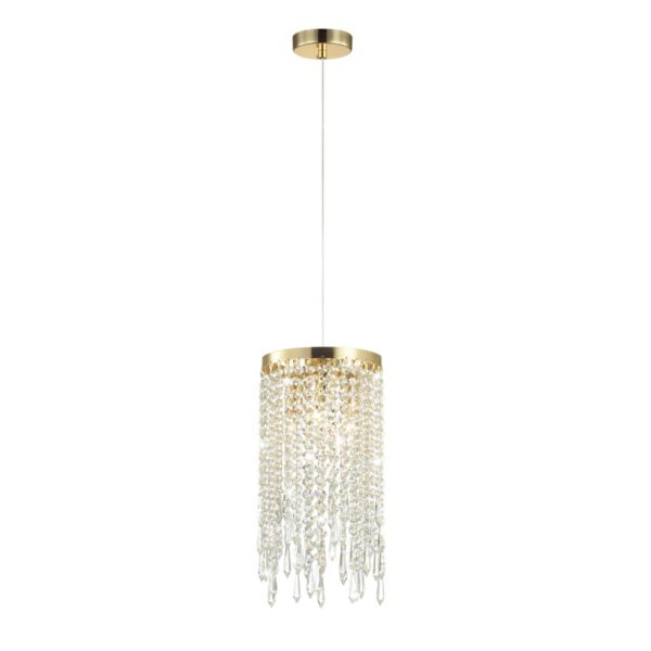 e7465e4ce01b4bc4ffdba33791c2a2c4 5028/3 MODERN ODL23 621 золотой/прозрачный металл/хрусталь Подвес E14 3*40W CHOKKA