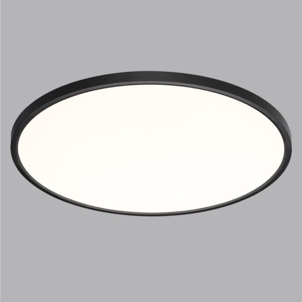 e954291187b8bdd2b7369afc9439478a 7660/48L MITRA LED SN 554 Светильник пластик/белый/черный LED 48Вт 3000/4000K D600 IP40 ALFA BLACK