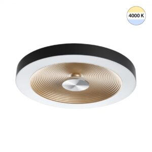 7753/25L MITRA LED SN 535 Светильник пластик/белый/черный/золотой LED 25Вт 4000K D400 IP54 QUANTUM