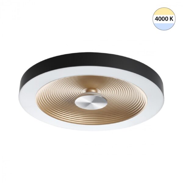 7753/25L MITRA LED SN 535 Светильник пластик/белый/черный/золотой LED 25Вт 4000K D400 IP54 QUANTUM
