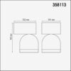 ec7cda9208dd8fa03dd57bf3c5577c90 358113 STREET NT19 366 темно-серый Ландшафтный настен.светильник IP65 LED 3000К 10W GALEATI