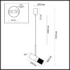 4355/1 HIGHTECH ODL23 329 белый/золотистый/металл Подвесной св-к IP20 LED GU10 10W BULLET
