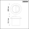 358094 STREET NT19 770 белый Подсветка лестницы IP65 LED 4000K 3W 220V SCALA