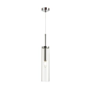 eee45118ef4081357f923ad2997a428d 4695/1 PENDANT ODL20 000 хром/прозрачный Подвес E14 1*40W KLUM