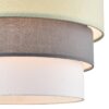 efd842f5c367ce0b0efb156fcc54f5ca 8039/3 MODERNI LN26 187 никель/мятный/серый/белый, металл/текстиль Подвесной светильник Е27 3*60W 220V ILAIDA