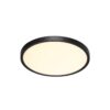 7660/24L MITRA LED SN 554 Светильник пластик/белый/черный LED 24Вт 3000/4000K D300 IP40 ALFA BLACK