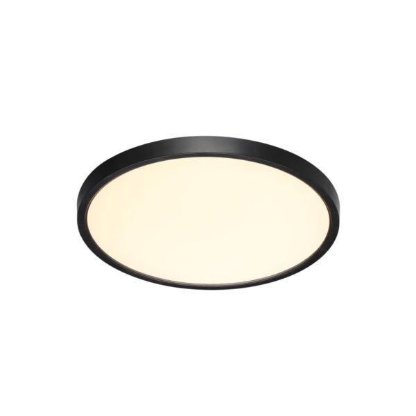 7660/24L MITRA LED SN 554 Светильник пластик/белый/черный LED 24Вт 3000/4000K D300 IP40 ALFA BLACK