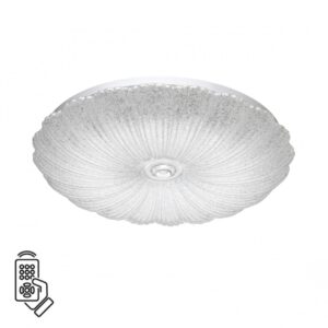 f096a14ca58e8d4fc078a5e9e9b242c0 7729/48L PIKO LED SN 000 Светильник металл/пластик/белый/прозрачный LED 48Вт 3000-6000K D380 IP20 пульт ДУ FORTUNA