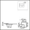 f182aea284e31151b5ad1a42be750106 6574/72CL LEDIO LN26 287 черный/золотая патина, металл/акрил Потолочный светильник LED 72W 3000/4000/6500К 220V GOLDY