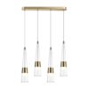5043/42L L-VISION ODL24 000 глянц.золото/прозрачный/металл/стекло Люстра LED 42W 3000K 4167Лм LUMP
