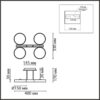 f5ab69be1f4d79667dc8e48823fb0178 8031/72CL LEDIO LN26 345 серый, дерево/металл/акрил Потолочный светильник LED 72W 3000/4000/6000К 220V PLATO