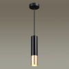 3876/1L HIGHTECH ODL19 399 черный с золотом Подвесной светильник GU10 1*50W 220V KIKO