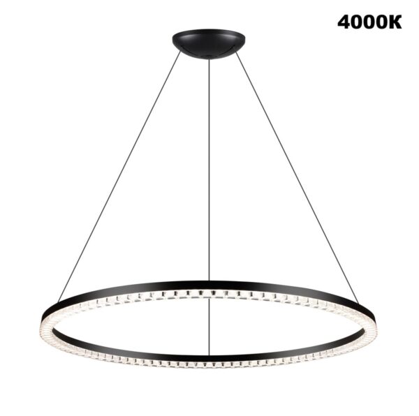 f680d0221156a36cb6841defe127de57 359711 LEDO NT25 000 черный Светильник подвесной диммир. со сменой цв.темпер. (пульт ДУ/прилож. Smart Life) IP20 LED 70W 220-240V 1800-4000К MONILE
