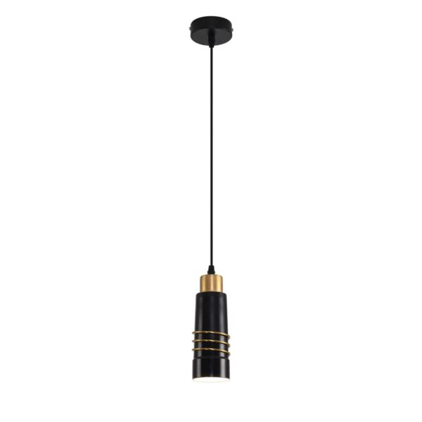 f6be86c09500d4c0a2babc499ca4a12f 8361/1A MODERNI LN26 523 золото/черный металл/керамика Подвес E27 60W 220V LILO