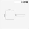 358152 SPOT NT19 501 белый Встраиваемый светильник IP20 LED 4000K 24W 85 - 265V MON