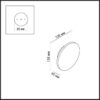 fb677f9aeb0faaf9e0eabb8ae99ad903 3633/6WL HIGHTECH ODL18 326 белый Бра IP54 LED 4000K 120° 6W 560Лм 220V ECLISSI