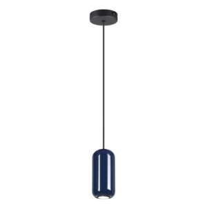 5053/1E PENDANT ODL24 375 черный/синий/металл Подвес GU10 LED 4W OVALI
