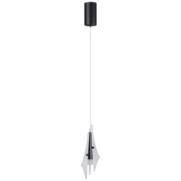 5442/6LA L-VISION ODL_EX26 059 черный/бел.матовый/металл/стекло/акрил Подвес LED 6W 3000K 633Лм AFALINA