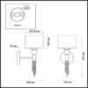 fe94c6511e9d9fea5e058f1bed7bbb8a 4516/1W NEOCLASSI LN26 068 античная латунь, черный Бра E27 60W 220V SANTIAGO