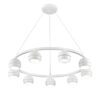 8254/9 COMFI LN26 246 белый металл Светильник подвесной LED GX53 8*7W 220V LUAZANA