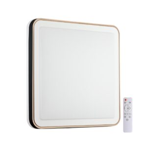 ffd135ef5d756563a89f3c397a52fc58 7621/DL PALE SN 162 Светильник пластик/черн./медный LED 48Вт 3000-6300K 440х440 IP43 пульт ДУ EFFA