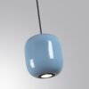 5053/1B PENDANT ODL24 375 черный/голубой/металл Подвес GU10 LED 4W OVALI