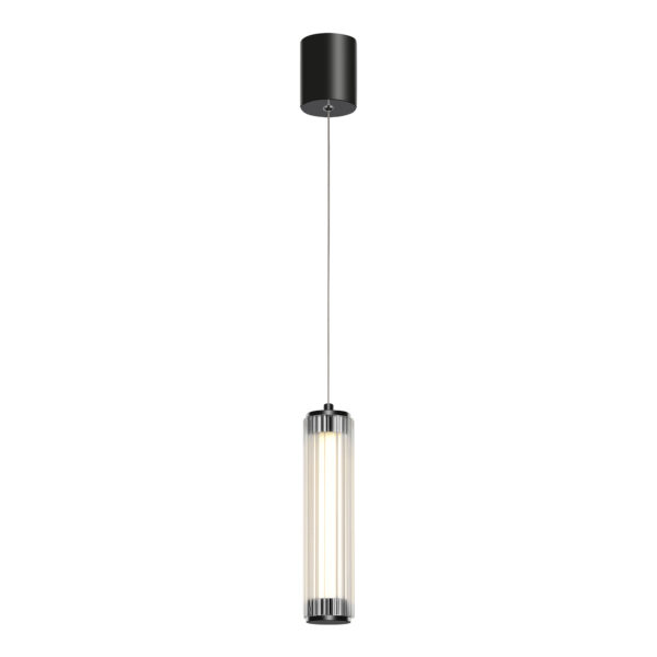 utsenka-SL6224.403.01_01W utsenka-SL6224.403.01 Светильник подвесной ST-Luce Черный/Прозрачный LED 1*8W 4000K