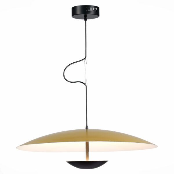 utsenka-SL6502.213.01 Светильник подвесной ST-Luce Золотистый,Черный/Золотистый LED 1*40W 3000K