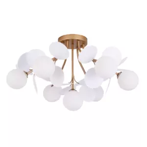 Потолочная люстра Arte Lamp PEACOCK A1369PL-7SG Потолочная люстра Arte Lamp PEACOCK A1369PL-7SG