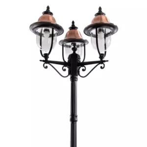 Уличный светильник Arte Lamp BARCELONA A1486PA-3BK Уличный светильник Arte Lamp BARCELONA A1486PA-3BK
