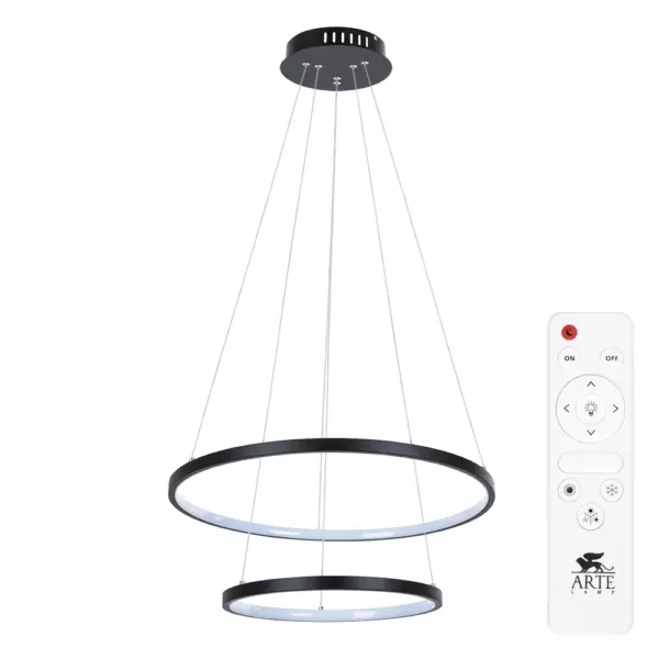 Подвесная люстра Arte Lamp FRODO A2197SP-2BK Подвесная люстра Arte Lamp FRODO A2197SP-2BK