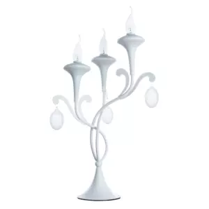 Декоративная настольная лампа Arte Lamp MONTMARTRE A3239LT-3WH Декоративная настольная лампа Arte Lamp MONTMARTRE A3239LT-3WH