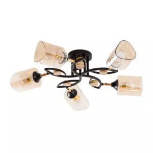 Потолочная люстра Arte Lamp GLAMORE A5076PL-5BK Потолочная люстра Arte Lamp GLAMORE A5076PL-5BK