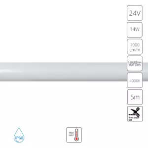 Светодиодная неоновая лента 24V 14W/m 4000K 5m Arte Lamp NEON TERMO A2418013-02-4K Светодиодная неоновая лента 24V 14W/m 4000K 5m Arte Lamp NEON TERMO A2418013-02-4K