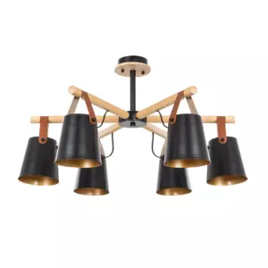 Потолочная люстра Arte Lamp THOMAS A7032PL-6BK Потолочная люстра Arte Lamp THOMAS A7032PL-6BK