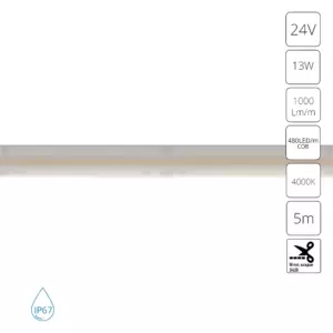 Светодиодная лента 24V 13W/m 4000К 5м IP67 Arte Lamp AQUA LANE A2448010-02-4K Светодиодная лента 24V 13W/m 4000К 5м IP67 Arte Lamp AQUA LANE A2448010-02-4K