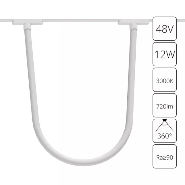 Магнитный трековый светильник Arte Lamp RAPID A1167PL-1WH Магнитный трековый светильник Arte Lamp RAPID A1167PL-1WH