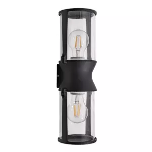 Уличный настенный светильник Arte Lamp MINCHIR A8306AL-2BK Уличный настенный светильник Arte Lamp MINCHIR A8306AL-2BK